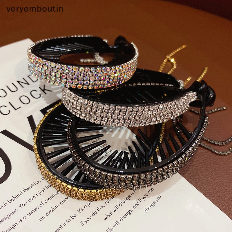 Kẹp Tóc Càng Cua Đính Đá Tua Rua Thời Trang Ngọt Ngào