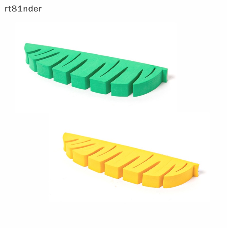 Rt Giá Đỡ Cọ Trang Điểm Hình Chiếc Lá Chất Liệu EVA Thoát Nước Tiện Dụng