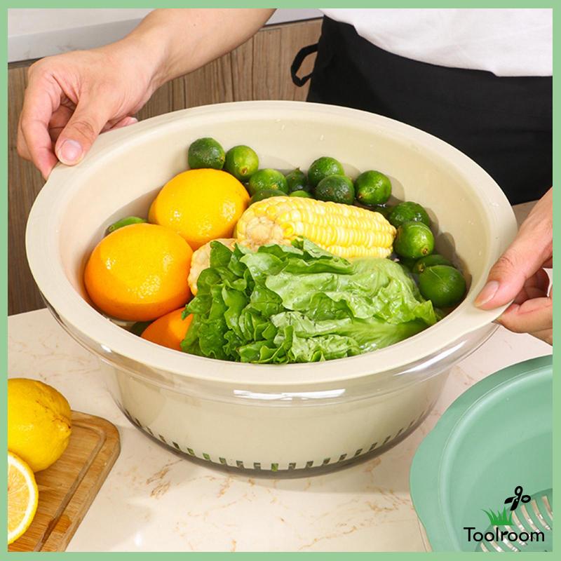 Rổ Rửa Trái Cây Rau Củ Quả Đa Năng Dày Dặn