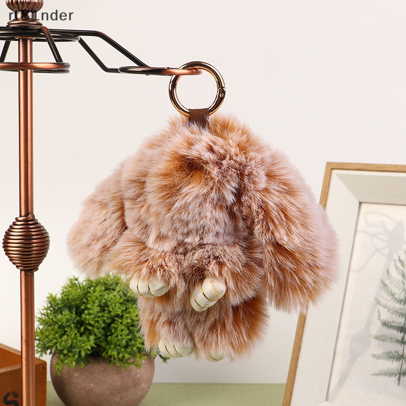 Rt Móc Khóa Thỏ Nhồi Bông 15CM Dễ Thương