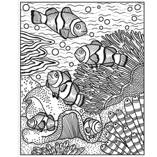 Coral Reef Magic Painting Book