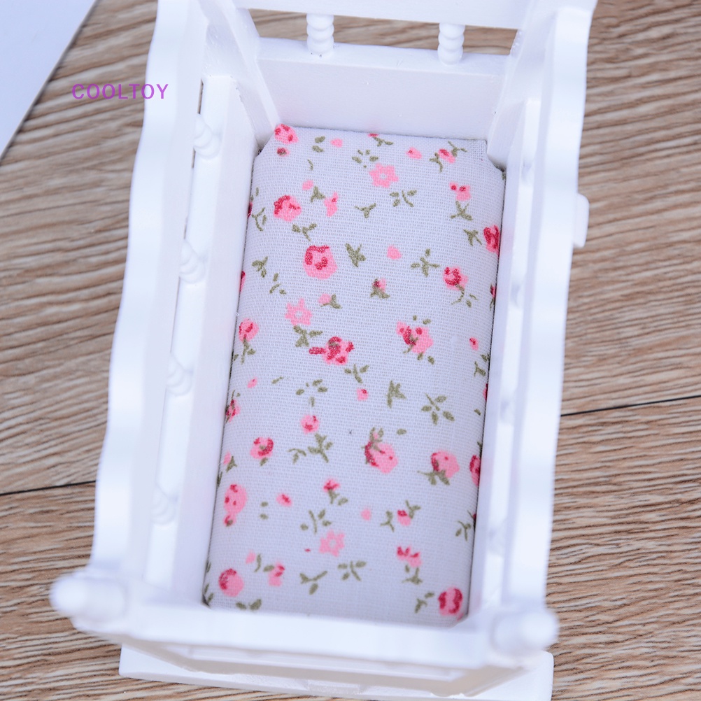 Cooltoy Mô Hình Nôi Em Bé Bập Bênh Màu Trắng Mini Trang Trí Nội Thất Phòng Trẻ Em Bán Chạy
