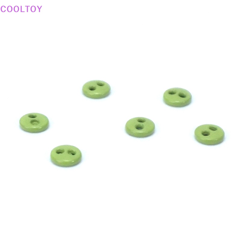 Set 10 Nút Tròn Mini Nhiều Màu Sắc Làm Đồ Chơi Búp Bê