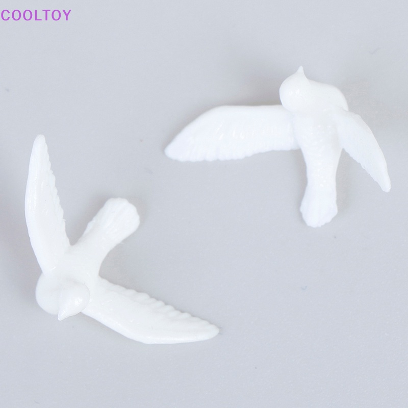 Cooltoy Bộ 2 Chim Bồ Câu Giả Tỉ Lệ 1: 12