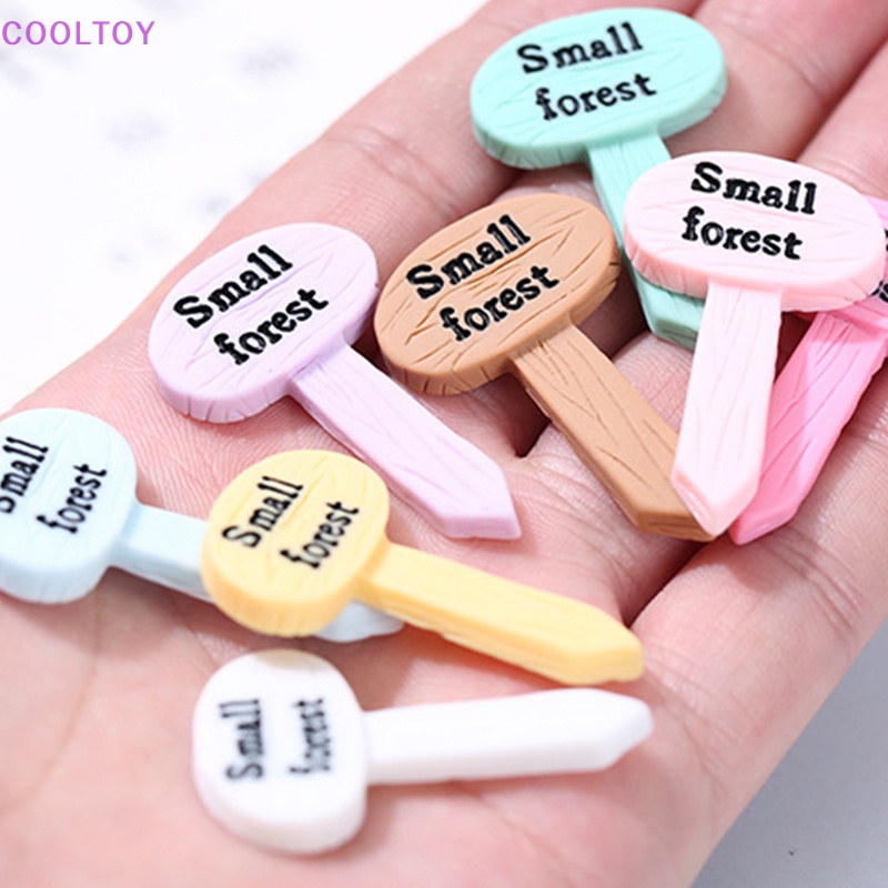Cooltoy Set 10 Mô Hình Biển Báo Rừng Màu Sắc Cỡ Nhỏ 1: 12 Trang Trí Nhà Búp Bê