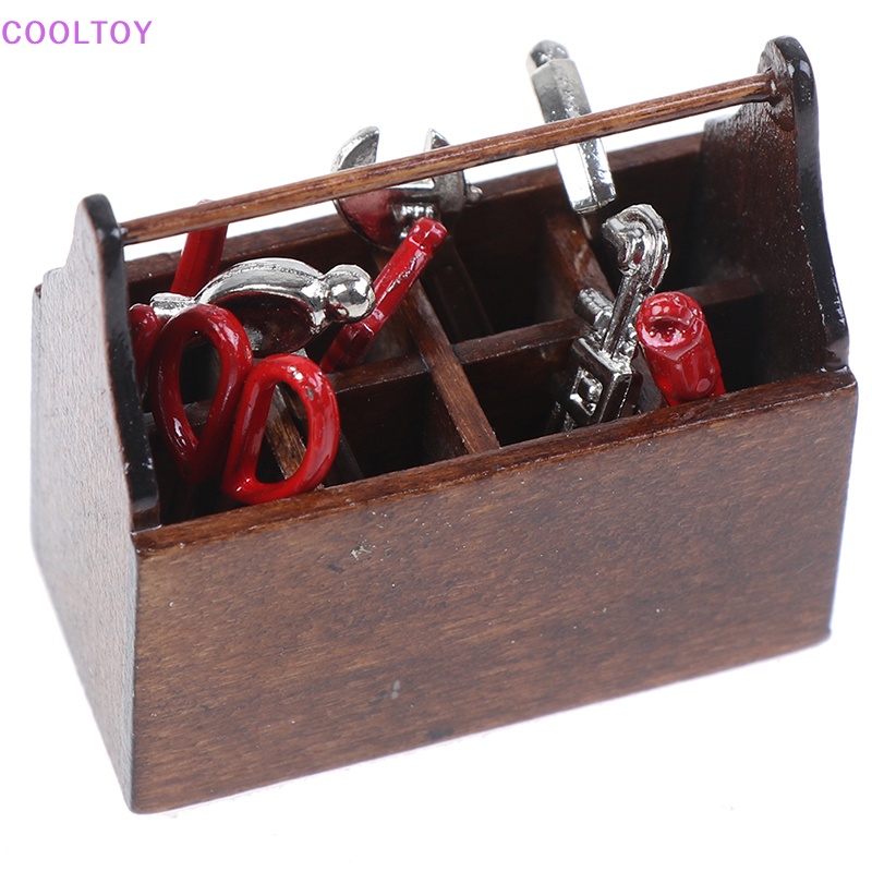 Cooltoy Bộ Dụng Cụ Kim Loại Trang Trí Nhà Búp Bê 1: 12