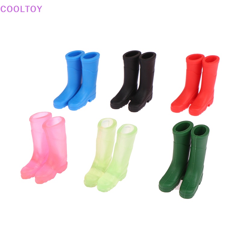 Cooltoy Giày Bốt Cao Su Đi Mưa Mini Tỷ Lệ 1: 12 Trang Trí Nhà Búp Bê