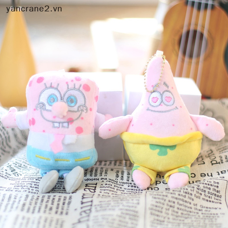 Búp Bê Nhồi Bông Đồ Chơi Mềm Mại Hình Spongebob Patrick Patrick Ngôi Sao Treo Ba Lô / Móc Khóa Trang Trí Xe Hơi {yancrane2.vn} Làm Quà Tặng Trẻ Em {Yanc