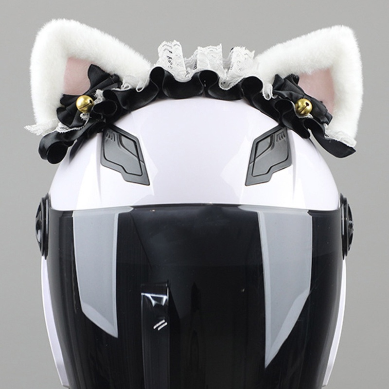 Flgo Băng Đô Tai Mèo Bằng Lông Xù Phối Ren Handmade Dễ Thương Quyến Rũ Cho Các Bữa Tiệc Trượt Tuyết