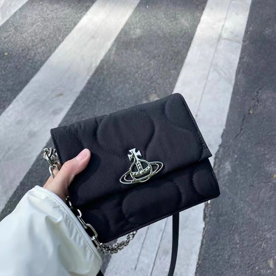 Túi đeo vai vivienne westwood Crossbody Túi Vải Oxford Túi Điện Thoại Trường Hợp Thiết Kế Vuông Nhỏ túi Xách