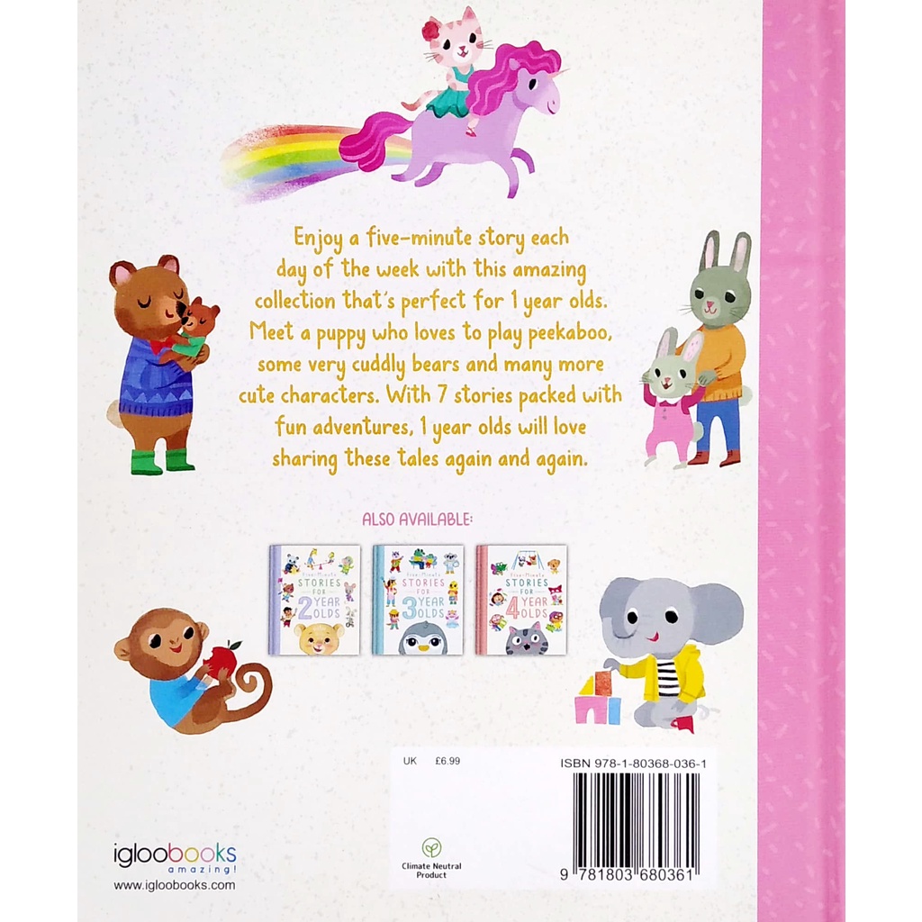 Five-Minute Stories For 1 Year Olds