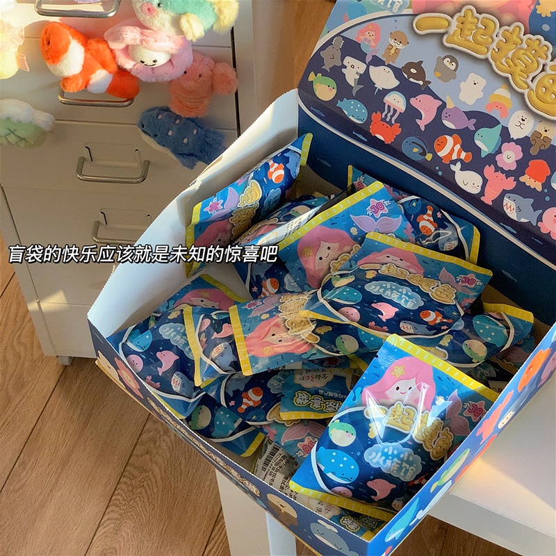 Sticker Nam Châm Dán Tủ Lạnh Trang Trí Hình Động Vật Biển Dễ Thương