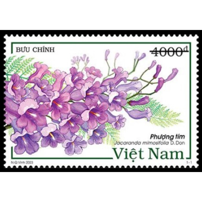Tem gửi thư, tem hồ sơ, tài liệu, báo - Tem bưu chính, tem thư sưu tầm, tem thư gửi hồ sơ Tem gửi thư 4000 đồng