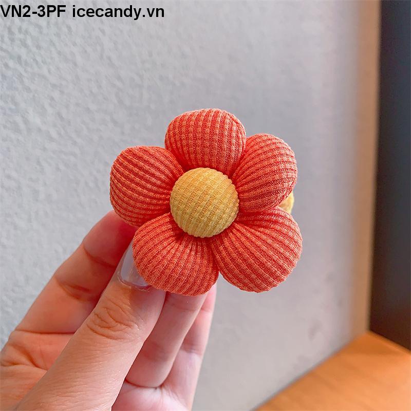 🥟ice🥟Dây Buộc Tóc Cao Su Hình Hoa Hướng Dương Thời Trang Hàn Quốc Cho Nữ