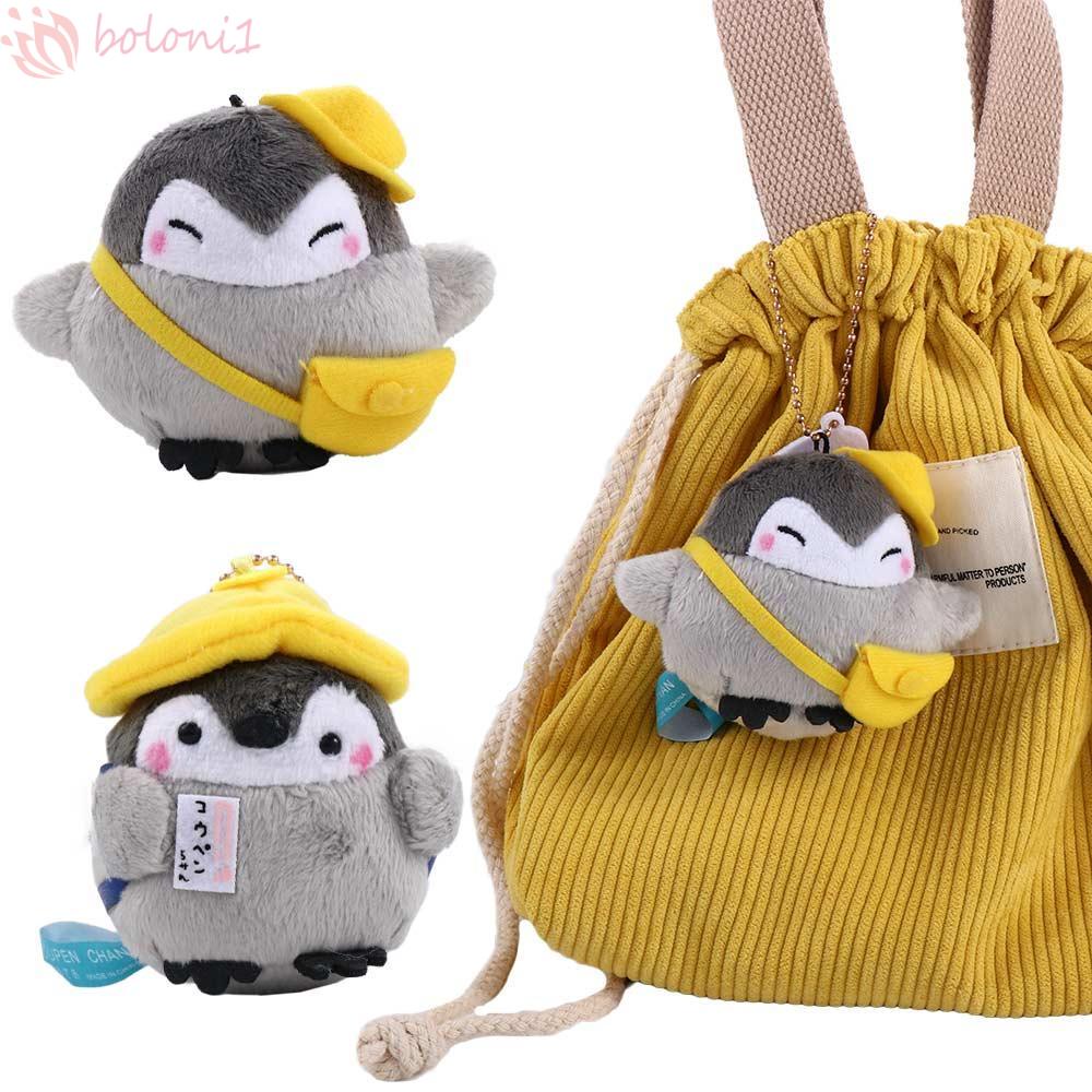 Móc Khóa Hình Chim Cánh Cụt Nhồi Bông Đáng Yêu Giá Đỡ
