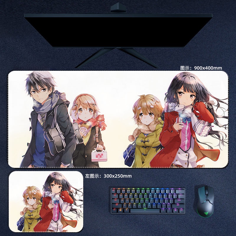 Miếng Lót Chuột Và Bàn Phím Cỡ Lớn In Hình Masamune Kun 'S Revenge Adagaki Aki Masamune