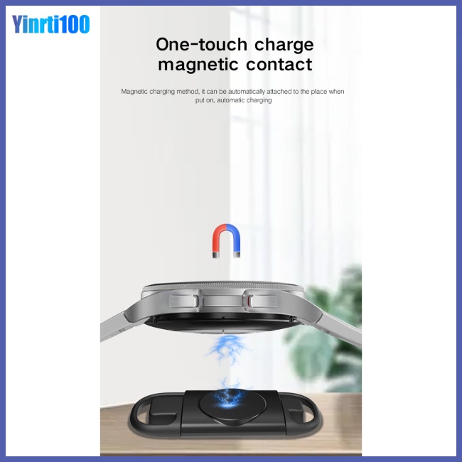 Đế Sạc Không Dây Typ-c Có Nam Châm Cho Đồng Hồ Samsung Watch4 / active3 / watch2