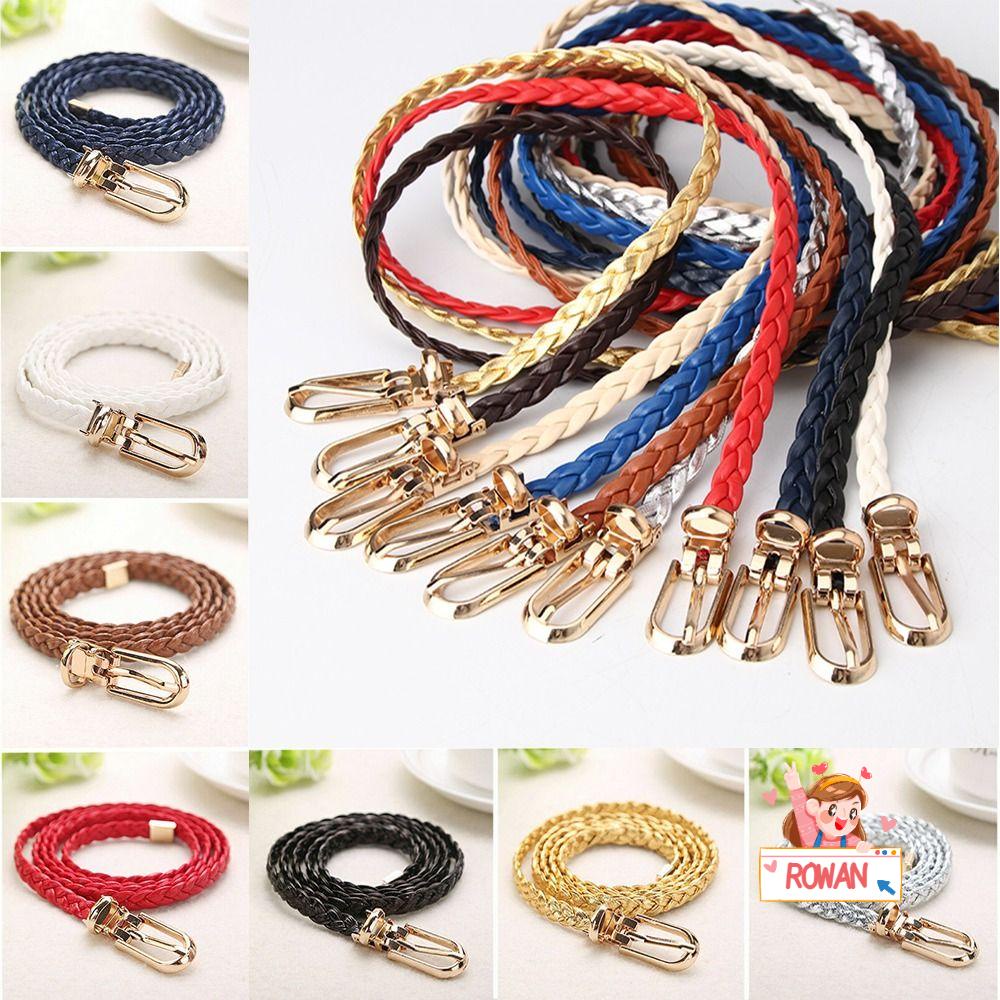 Thắt Lưng Bện Dây Mảnh Thời Trang Cổ Điển