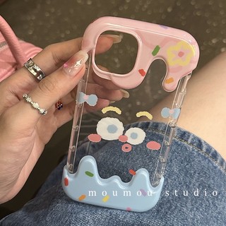 Ốp Điện Thoại Trong Suốt Họa Tiết Cây Kem Nhỏ Dễ Thương Cho IPhone 7 7plus 8 8plus Xs Xr 11 12 13 14 Pro Plus Promax