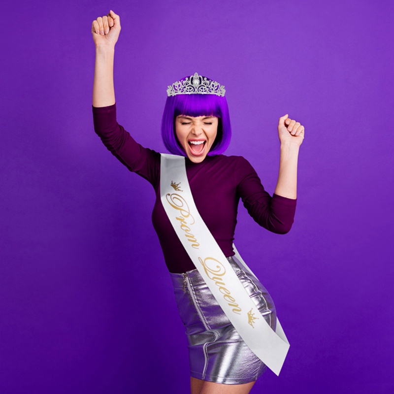 Ygt Set Vương Miện Công Chúa Thắt Nơ Đeo Vai Cho Bé Gái