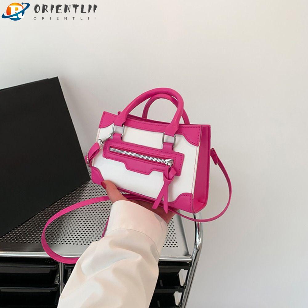 ORIENTLII Túi Xách Da Pu Mini Thời Trang Cho Nữ