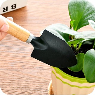 Bộ 3 Mini Cuốc Xẻng Cán Gỗ Làm Vườn