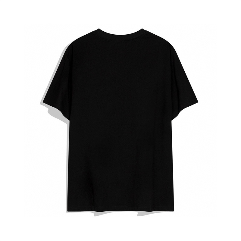 Áo Thun Tay Ngắn Cổ Tròn Thêu Họa Tiết Đơn Giản Thời Trang Cho Nam Và Nữ dio-rlo-ng88-Silver