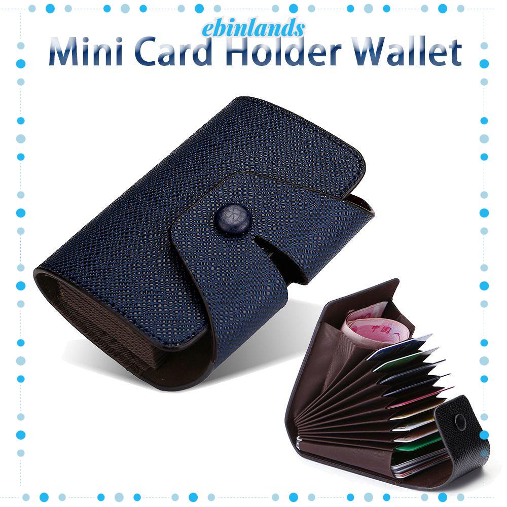 Ví Da PU Mini Đựng Thẻ Tín Dụng Dành Cho Nam