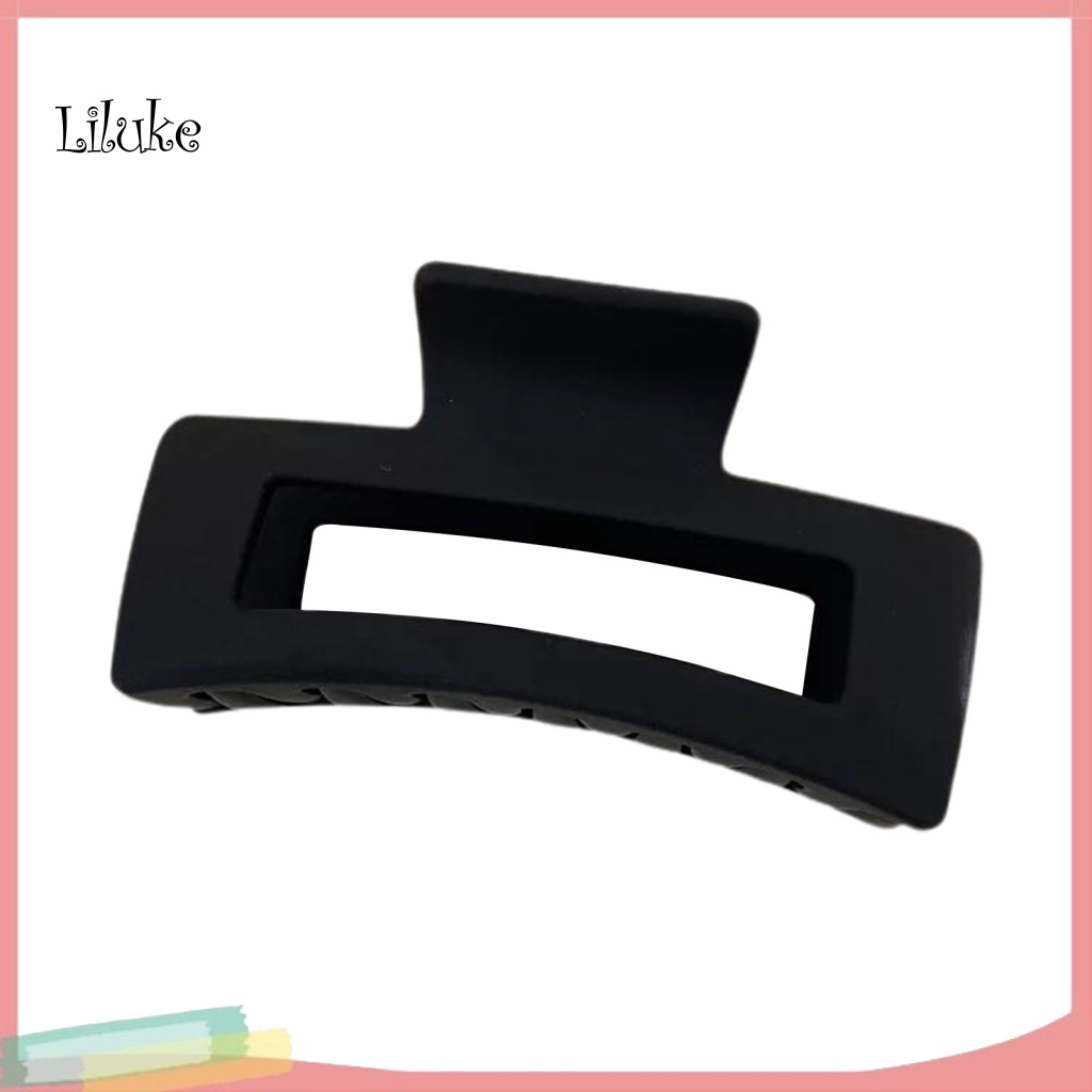 Kẹp Tóc Càng Cua Tạo Kiểu Tóc Chống Rơi Màu Trơn Thanh Lịch Cho Nữ