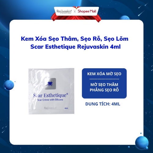 Sample kem xóa sẹo thâm, sẹo rỗ, sẹo lõm Scar Esthetique Rejuvaskin 4ml - DH Beauty