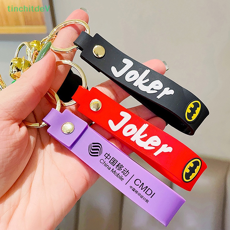 [TinchitdeV] 1 Móc Khóa PVC Hình Búp Bê Siêu Anh Hùng Dơi Cho Ba Lô / Ô Tô [Mới]