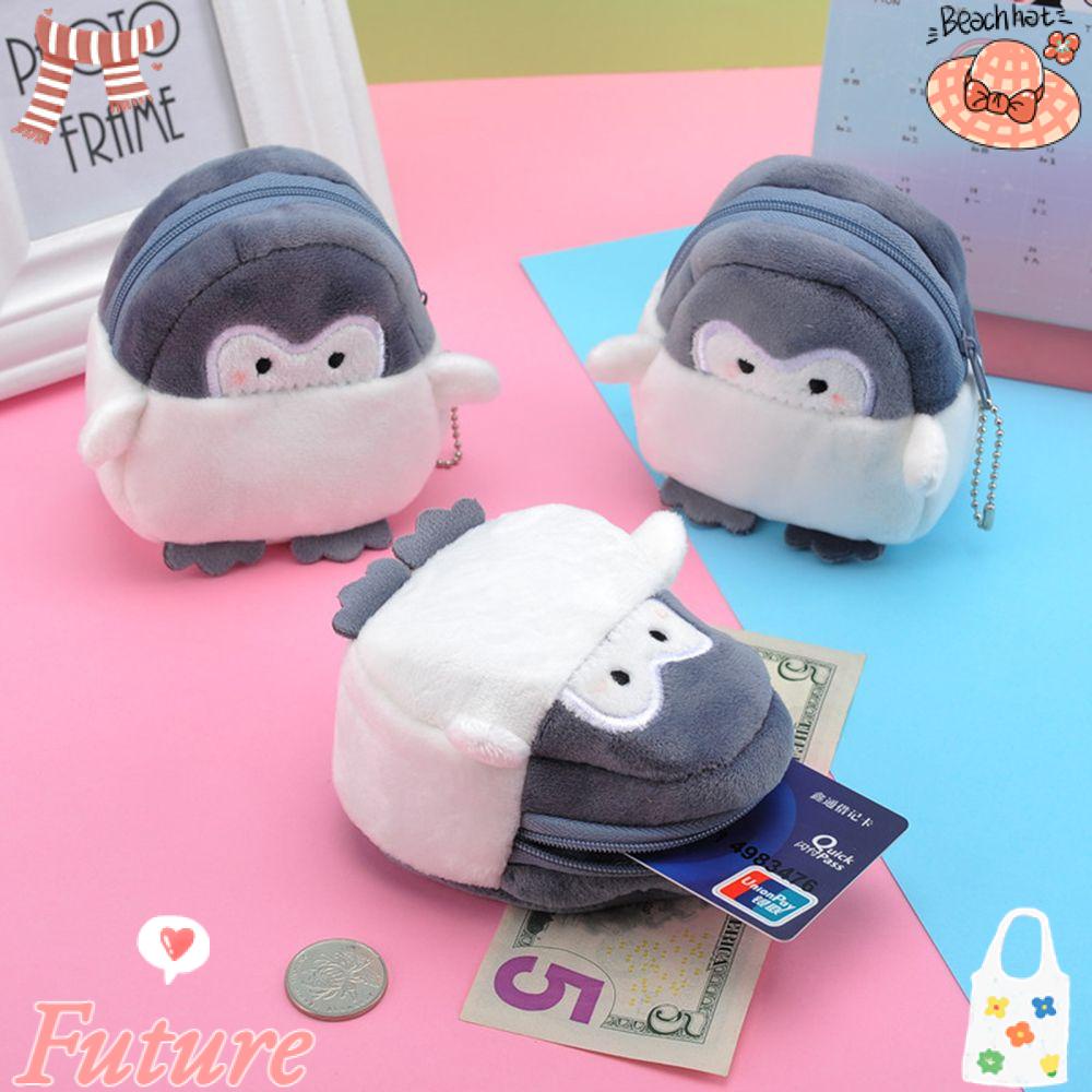 Túi Đựng Tai Nghe / Dây Cáp USB Hình Chim Cánh Cụt Hoạt Hình Đáng Yêu Ốp