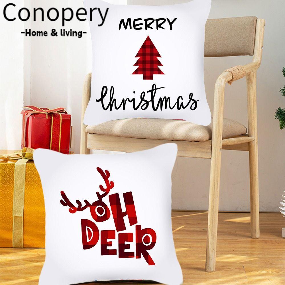 CONOPERY Vỏ Gối Trang Trí Giáng Sinh Siêu Linh Hoạt