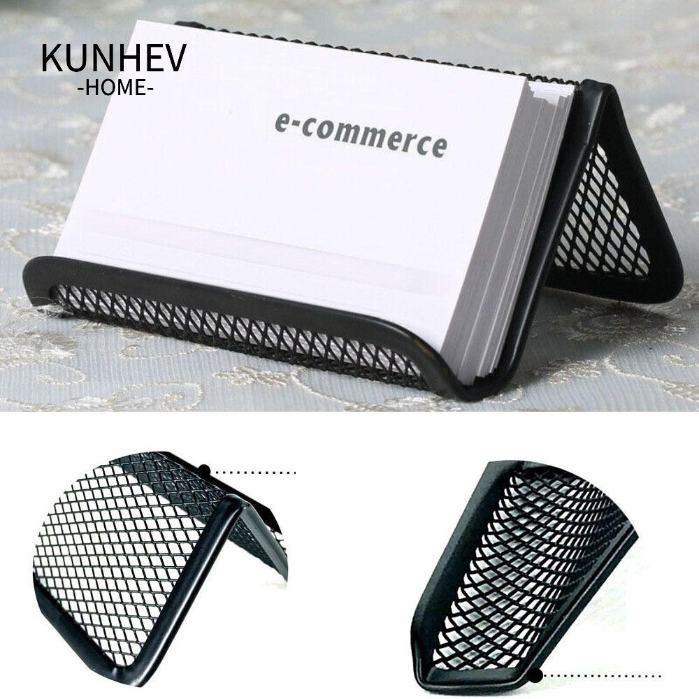 KUNHEV Giá Đỡ Thẻ Danh Thiếp / Điện Thoại Điều Khiển Từ Xa Dạng Lưới Để Bàn Văn Phòng / Nhà