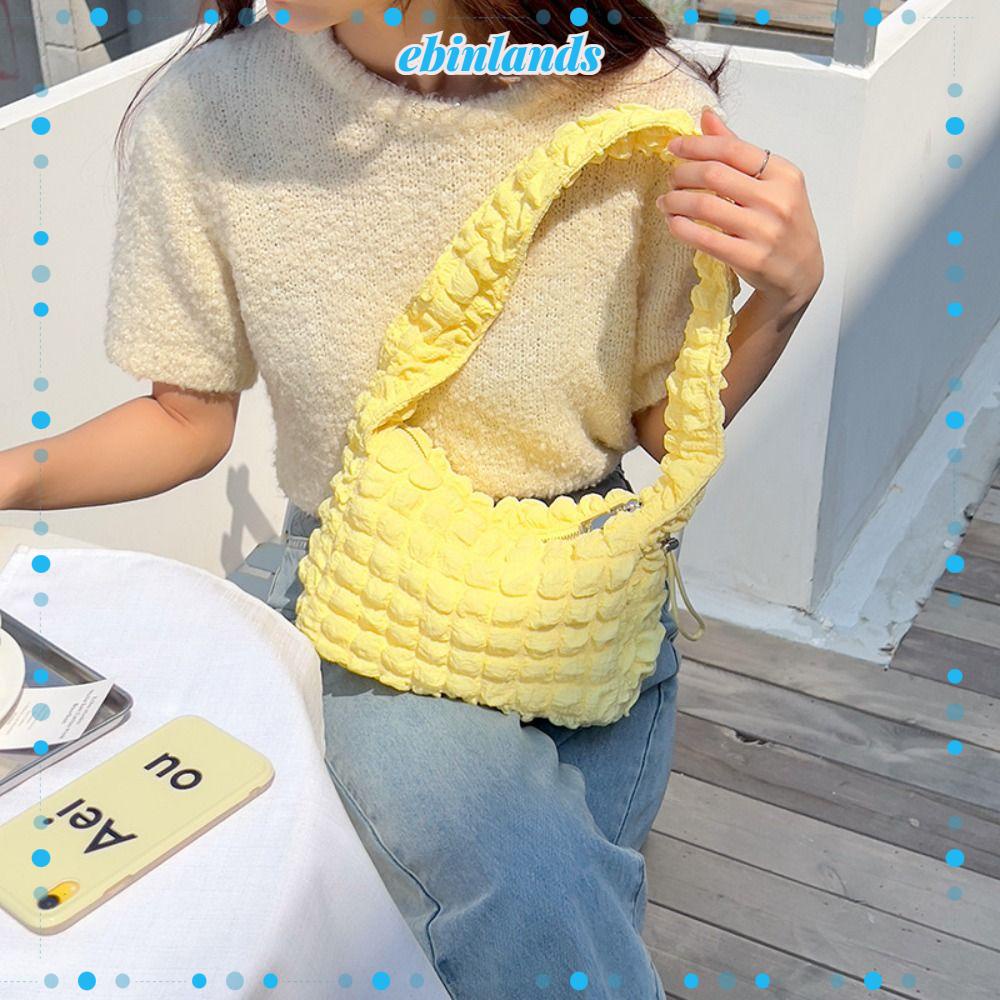 Túi Xách Đeo Vai Hình Đám Mây Chất Liệu Mềm Mại Siêu Nhẹ