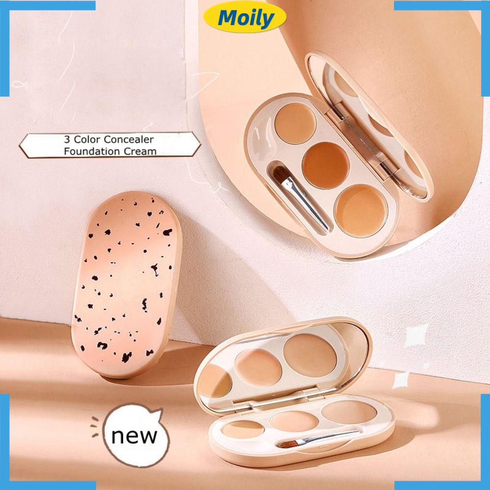 Kem Che Khuyết Điểm MOILYVN 3 Màu Sắc Tùy Chọn Dưỡng Ẩm Chống Thấm Nước Dễ Sử Dụng