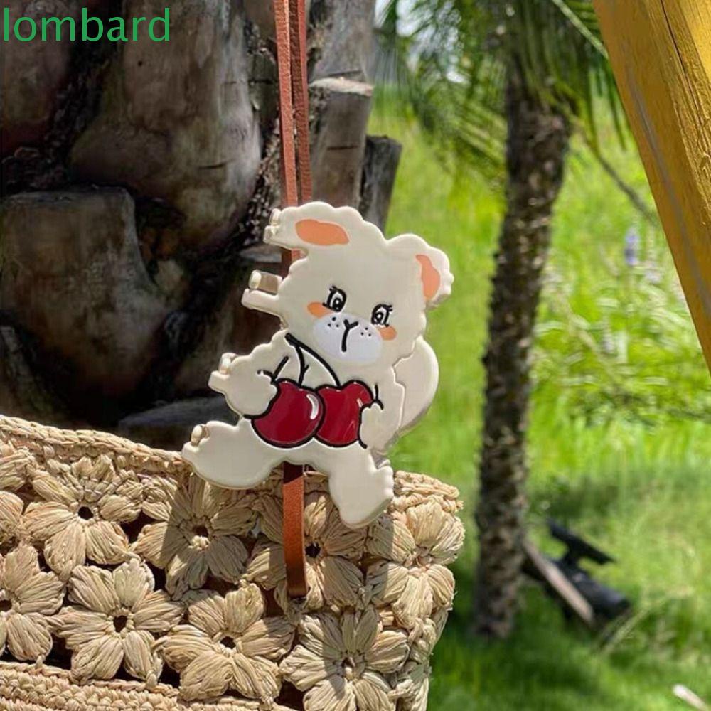 Kẹp Tóc Càng Cua Họa Tiết Cherry Hoạt Hình Axit Acetic Thời Trang Cho Nữ