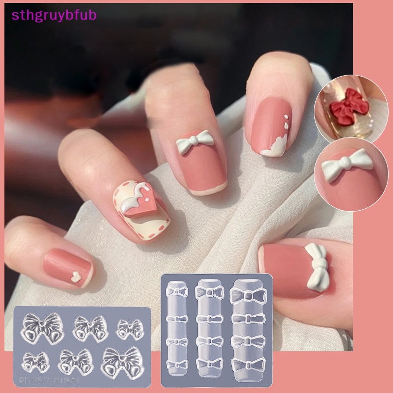 Khuôn Silicone Tạo Hình Bướm 3D Trang Trí Móng Tay