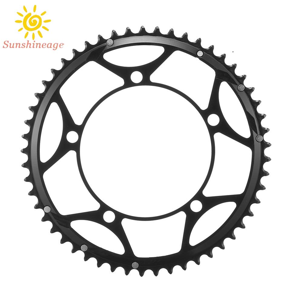 Đĩa Xích Xe Đạp 39T / 53T Bằng Hợp Kim Nhôm CNC