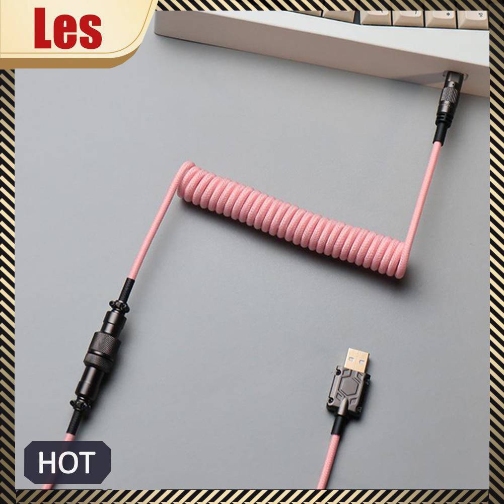 Dây Lò Xo Nối Dài 1.5m Chuyển Đổi Type C Sang USB