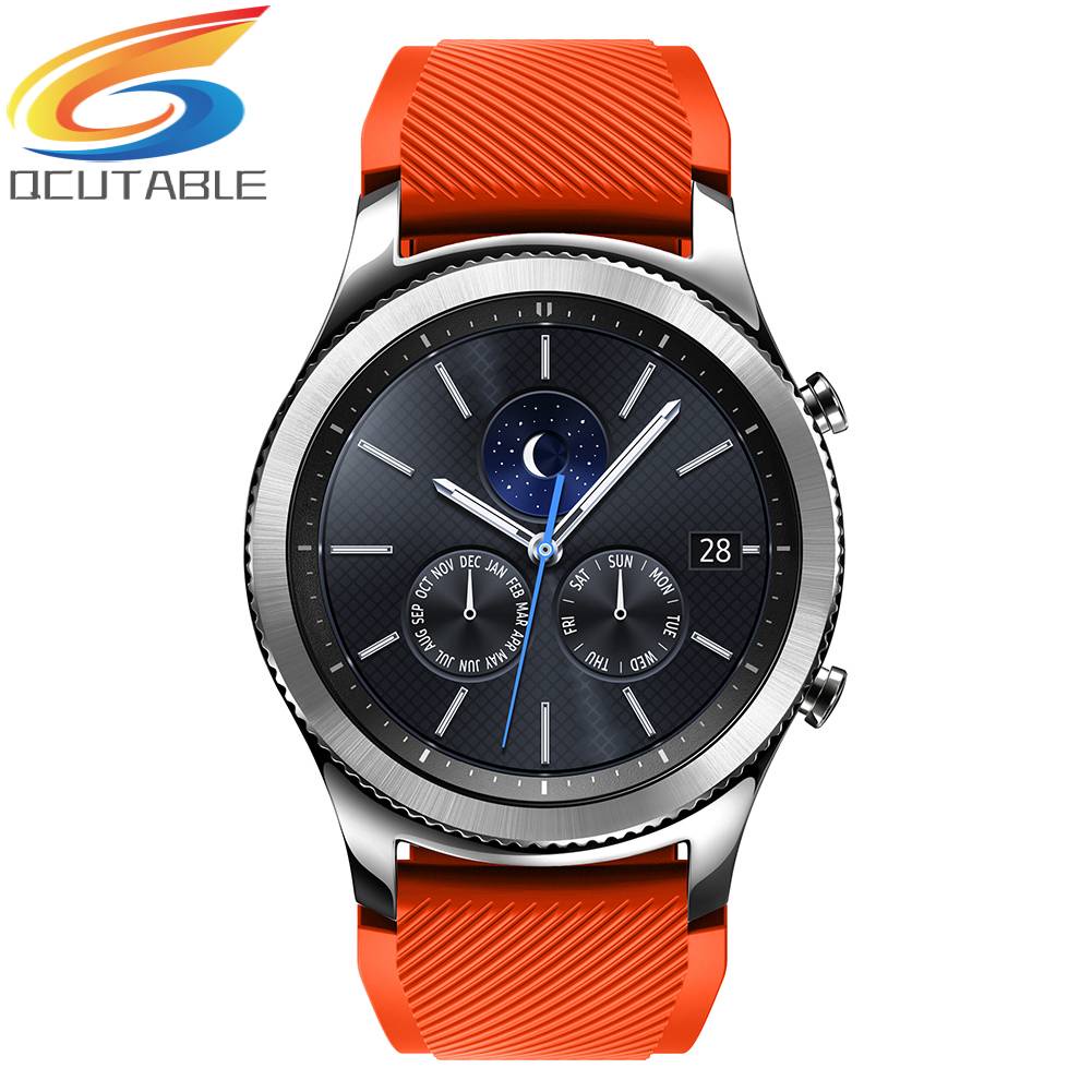 Dây Đeo Silicon Mềm Cho Đồng Hồ Thông Minh Samsung Gear S3 Classic Gear S3 Frontier