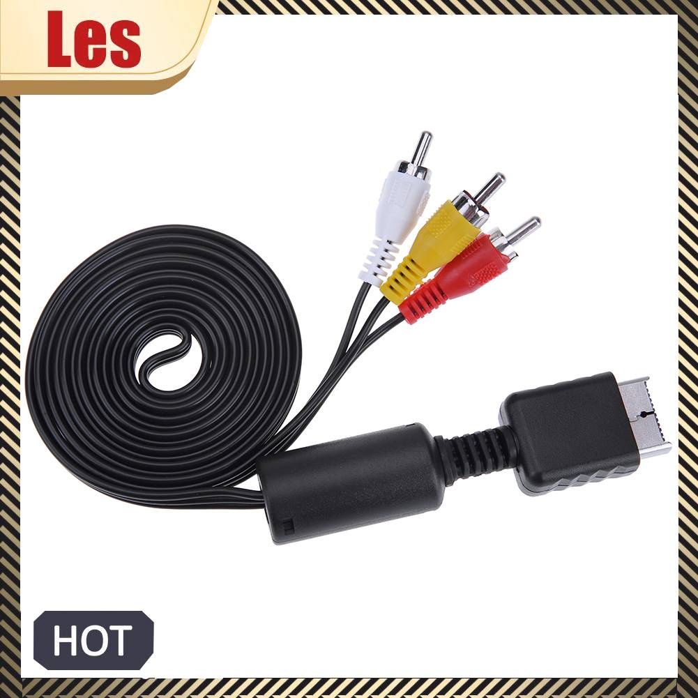 Dây Cáp Âm Thanh / Video Dài 1.8m Thay Thế Cho Tay Cầm Chơi Game PS2 / 3