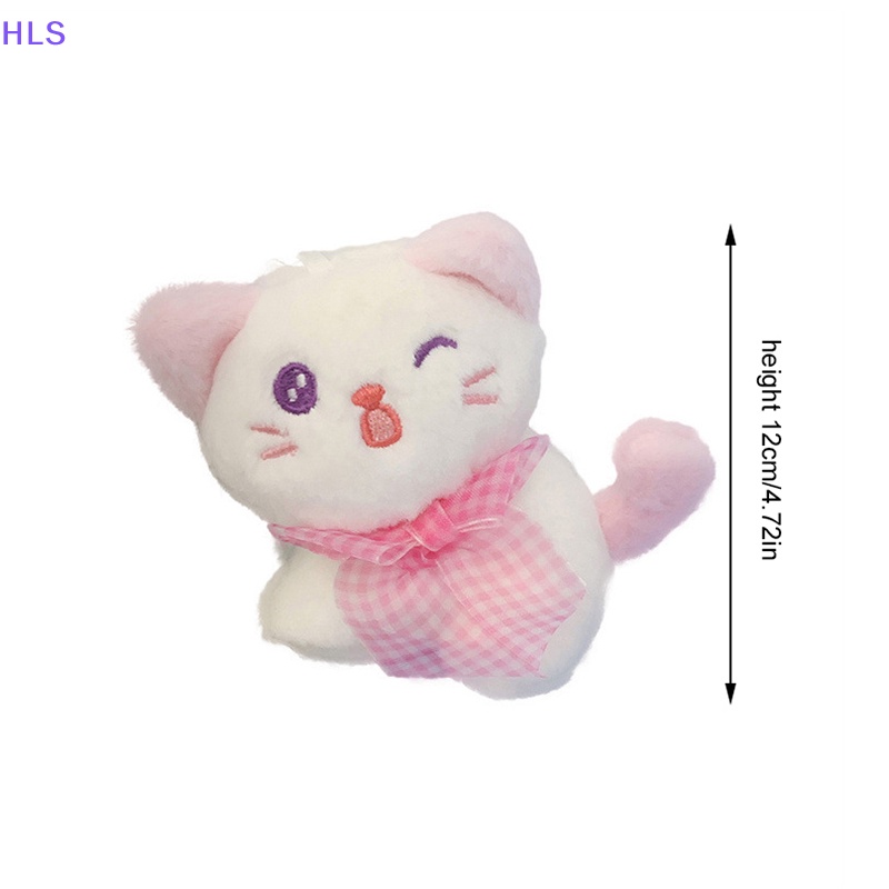 Móc Khóa Hình Mèo Nhồi Bông 12CM Dễ Thương