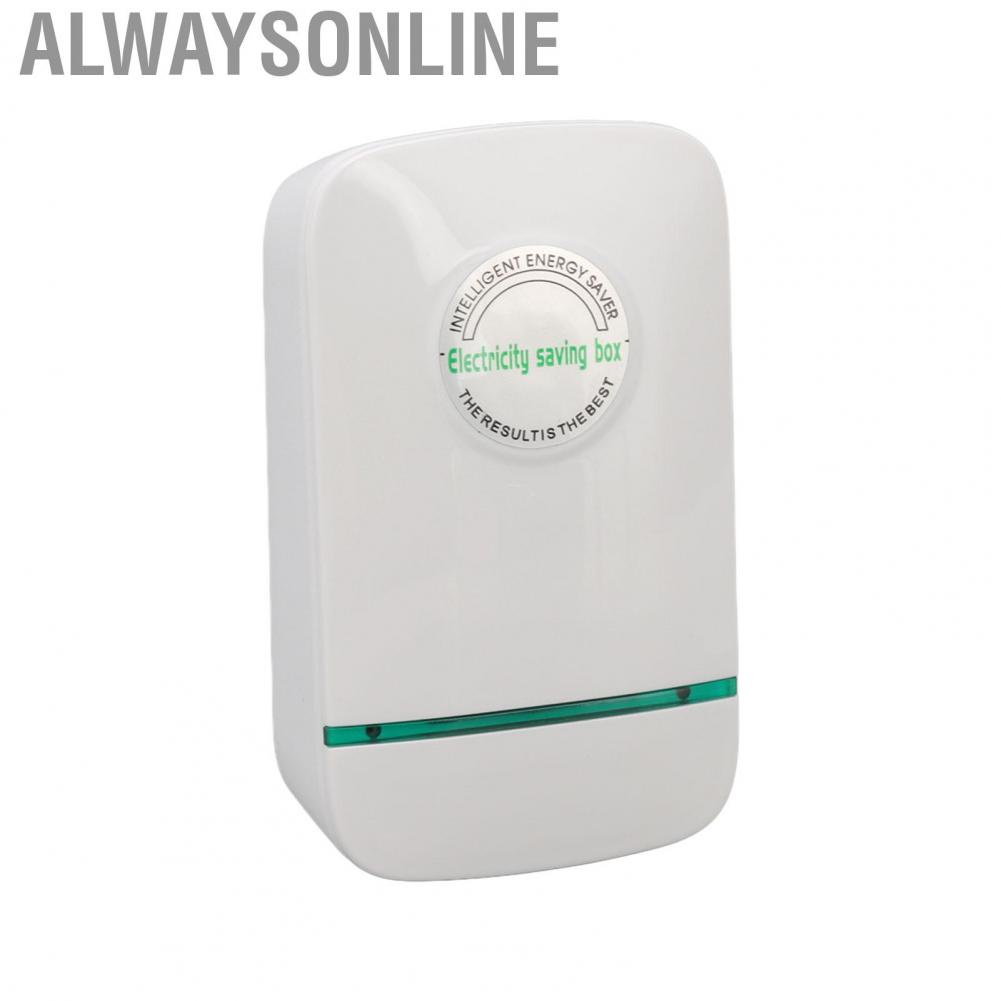 Alwaysonline Power Saver  Stable Voltage Multi Protection Durable ABS Power Saving Box White  for Home
