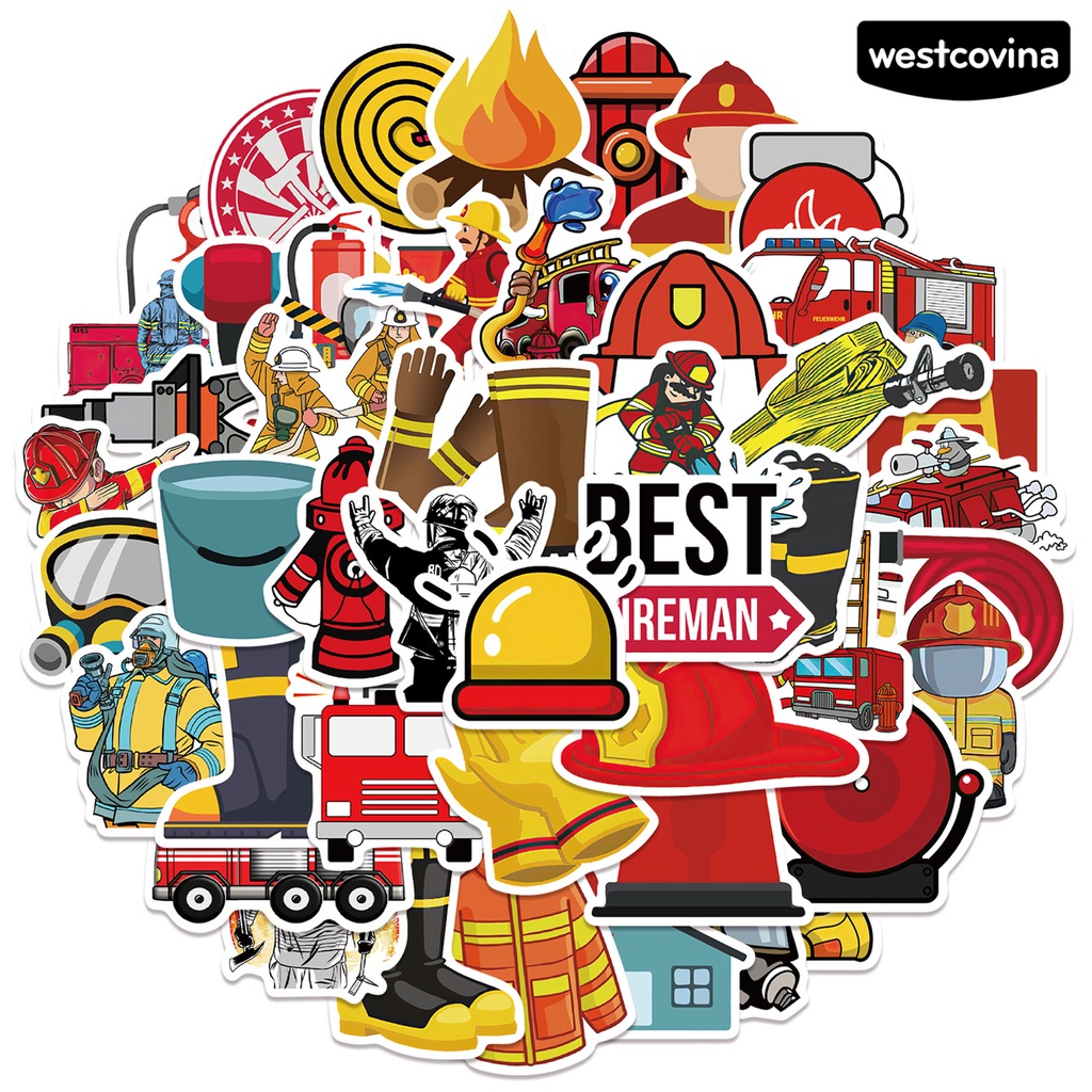 [WSTN] [WSTN]✎Bộ 52 Miếng Dán Hoạt Hình Graffiti Chống Thấm Nước Có Thể Tháo Rời