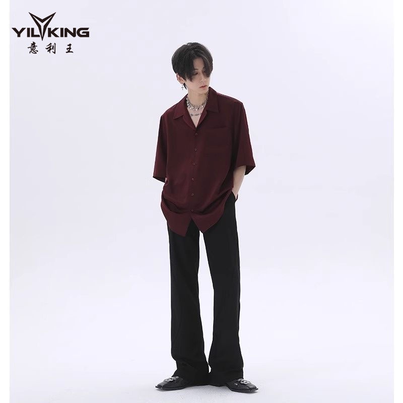 Áo Sơ Mi Tay Ngắn Phong Cách Hong Kong Thời Trang Mùa Hè Mới 2023