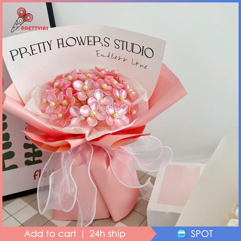 Bó Hoa Thủ Công Prettyia1 Làm Bằng Chất Liệu Thủ Công Trang Trí Nhà Cửa / Lễ Tình Nhân