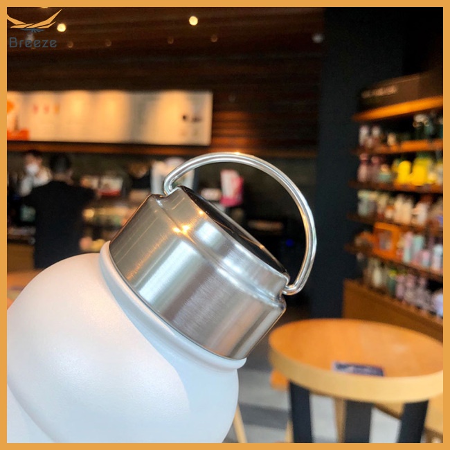 Bình Nước Inox Giữ Nhiệt Dung Tích Lớn 750ml Có Tay Cầm Tiện Dụng Mang Theo Du Lịch / Chơi Thể Thao