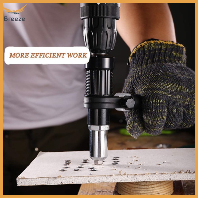 Dụng Cụ Dập Đinh Tán Lõi Kéo Cho Máy Khoan Điện Không Dây