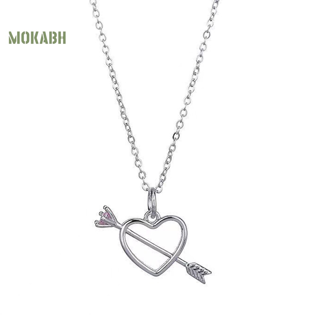 Vòng cổ Hình Trái Tim Đính Đá Lấp Lánh Sang Trọng Cho Nữ